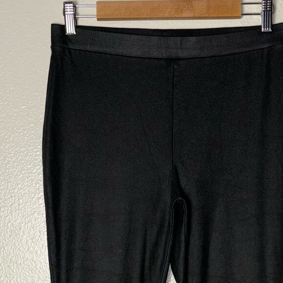 Trouve leggings black faux leather High Waisted Skinny Pants women's size medium - Picture 6 of 16